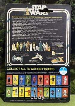 Vintage Kenner 1977 STAR WARS R2-D2 Card Back 12 D Cardback 12D 32 Sticker RARE