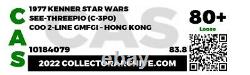 Vintage Kenner 1977 Star Wars A New Hope C-3PO Droid Figure CAS 80+ (83.8)