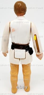 Vintage Kenner 1977 Star Wars Farmboy Luke Skywalker Action Figure with Brown Hair