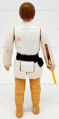 Vintage Kenner 1977 Star Wars Farmboy Luke Skywalker Action Figure with Brown Hair