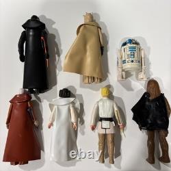 Vintage Kenner 1977 Star Wars Figurines Set Of Seven
