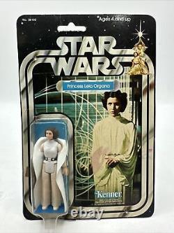 Vintage Kenner 1979 STAR WARS Princess Leia Organa Carded 21 Back Original
