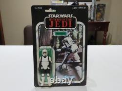Vintage Kenner 1983 Star Wars Retuen of the Jedi ROTJ 77 Back Biker Scout MOC