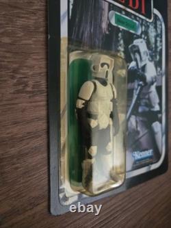 Vintage Kenner 1983 Star Wars Retuen of the Jedi ROTJ 77 Back Biker Scout MOC