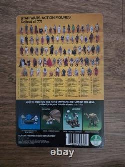 Vintage Kenner 1983 Star Wars Retuen of the Jedi ROTJ 77 Back Biker Scout MOC
