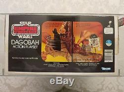 Vintage Kenner Canadian Star Wars ESB Dagobah Playset BLK & WHT Logo AFA 85 NM+