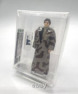 Vintage Kenner Graded Han Solo Trench Coat 1984 No COO Loose CAS 80+ Camo Lapel
