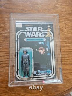 Vintage Kenner Star Wars 12 BACK-C Death Squad Commander AFA 75 Free Shipping