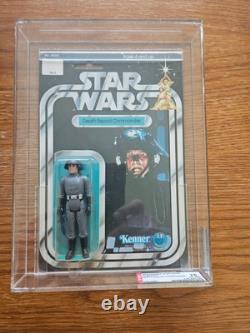 Vintage Kenner Star Wars 12 BACK-C Death Squad Commander AFA 75 Free Shipping