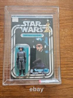 Vintage Kenner Star Wars 12 BACK-C Death Squad Commander AFA 75 Free Shipping