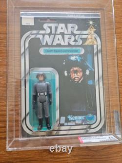 Vintage Kenner Star Wars 12 BACK-C Death Squad Commander AFA 75 Free Shipping