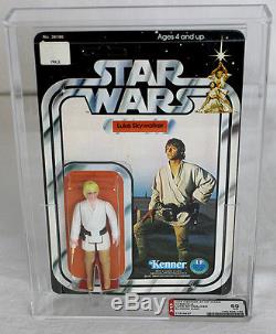 Vintage Kenner Star Wars 12 Back-A Luke Skywalker (Blonde Hair) AFA 80 NM #17310