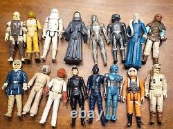 Vintage Kenner Star Wars 1977 Lot of First 12 Original Figures/Accessories &more