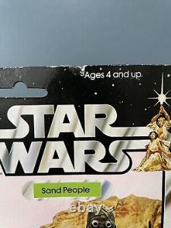 Vintage Kenner Star Wars 1977 Sand People MOC 12 Back B