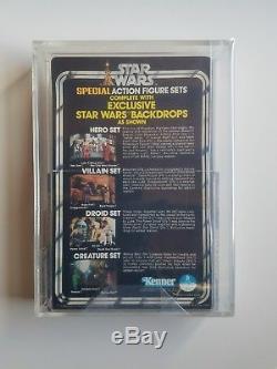 Vintage Kenner Star Wars 1978 Droids Set 3 Pack Special Action Figure AFA 60