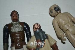 Vintage Kenner Star Wars 1983 ROTJ Jabba The Hutt lot 30 loose figures R2D2 C3P0