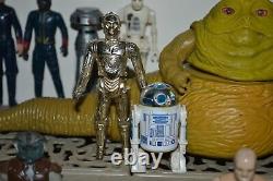 Vintage Kenner Star Wars 1983 ROTJ Jabba The Hutt lot 30 loose figures R2D2 C3P0