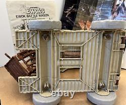 Vintage Kenner Star Wars 1984 POTF Ewok Battle Wagon Almost COMPLETE Map Manual