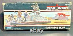 Vintage Kenner Star Wars 1984 POTF Tatooine Skiff complete vehicle withbox