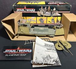 Vintage Kenner Star Wars 1984 POTF Tatooine Skiff complete vehicle withbox