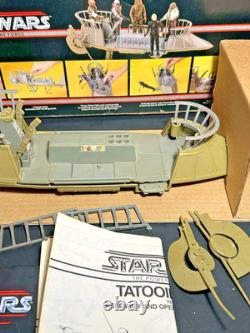 Vintage Kenner Star Wars 1984 POTF Tatooine Skiff complete vehicle withbox