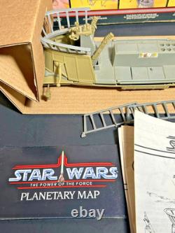 Vintage Kenner Star Wars 1984 POTF Tatooine Skiff complete vehicle withbox