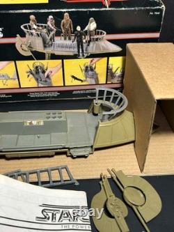 Vintage Kenner Star Wars 1984 POTF Tatooine Skiff complete vehicle withbox