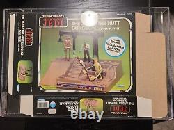 Vintage Kenner Star Wars 1984 ROTJ Jabba The Hut Dungeon Box Flat CAS 85+