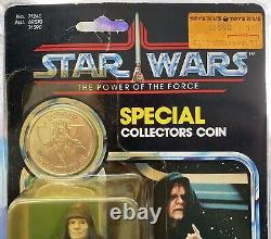 Vintage Kenner Star Wars 1984 Rotj Potf Emperor Palpatine 92 Back Moc Sealed