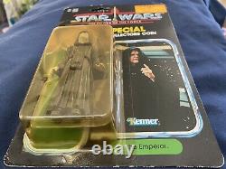 Vintage Kenner Star Wars 1984 Rotj Potf Emperor Palpatine 92 Back Moc Sealed