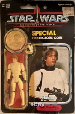 Vintage Kenner Star Wars 1985 Luke Skywalker Stormtrooper Action Figure MOC