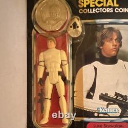 Vintage Kenner Star Wars 1985 Luke Skywalker Stormtrooper Action Figure MOC