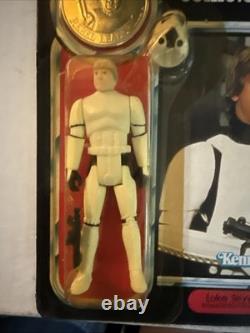 Vintage Kenner Star Wars 1985 Luke Skywalker Stormtrooper Action Figure MOC