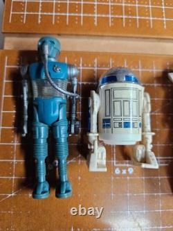 Vintage Kenner Star Wars 9 Figure Lot Leia R2-D2 Yoda C-3PO Stormtrooper