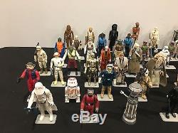 Vintage Kenner Star Wars Action Figurs Lot of 55 Original Weapons