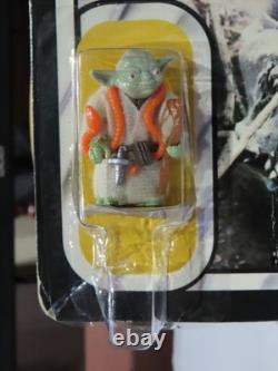Vintage Kenner Star Wars Carded ESB 32 Back Yoda Orange Snake GDE- Kenner Canad