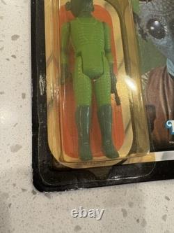 Vintage Kenner Star Wars Carded ROTJ 77 Back-A Greedo Action Figure Made in S