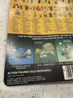 Vintage Kenner Star Wars Carded ROTJ 77 Back-A Greedo Action Figure Made in S