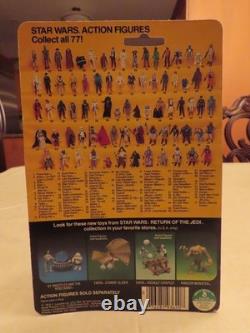 Vintage Kenner Star Wars Carded ROTJ 77 Back-A Han Solo Action Figure