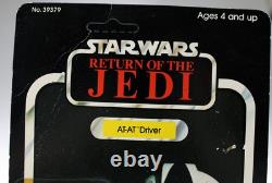 Vintage Kenner Star Wars Carded ROTJ AT-AT Driver Action Figure C4Y