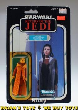 Vintage Kenner Star Wars Carded ROTJ Leia Bespin (turtleneck) Action Figure C