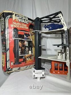 Vintage Kenner Star Wars Death Star Space Station Playset 1977 With Box