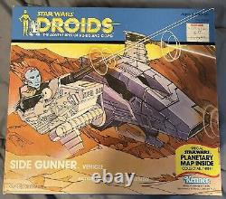 Vintage Kenner Star Wars Droids Side Gunner Vehicle Planetary Map 1985