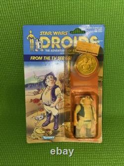 Vintage Kenner Star Wars Droids Uncle Gundy withcoin original 1985 Toys R US