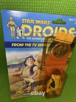 Vintage Kenner Star Wars Droids Uncle Gundy withcoin original 1985 Toys R US