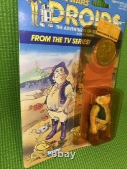 Vintage Kenner Star Wars Droids Uncle Gundy withcoin original 1985 Toys R US