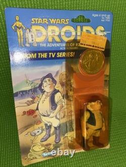 Vintage Kenner Star Wars Droids Uncle Gundy withcoin original 1985 Toys R US