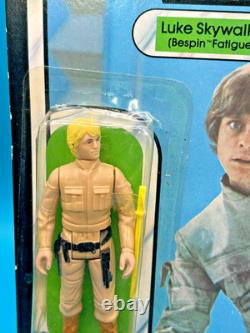 Vintage Kenner Star Wars ESB 32B back Luke Skywalker Bespin Fatigues New MOC