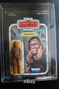 Vintage Kenner Star Wars ESB 41 Back-E Chewbacca MOC AFA 85 (85 80 85) Unpunched