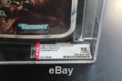 Vintage Kenner Star Wars ESB 41 Back-E Chewbacca MOC AFA 85 (85 80 85) Unpunched